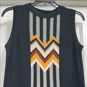 Missoni for Target Chevron Knit Top - Black, Gray, Yellow, Brown